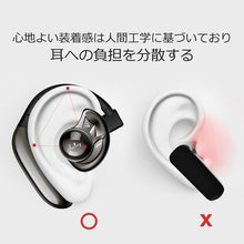 画像をギャラリービューアに読み込む, S17 ワイヤレスイヤホン Bluetooth イヤホン ブルートゥースイヤホン 片耳 イヤーフック型